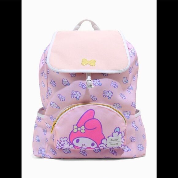 Loungefly My Melody Pastel Floral Slouch Backpack